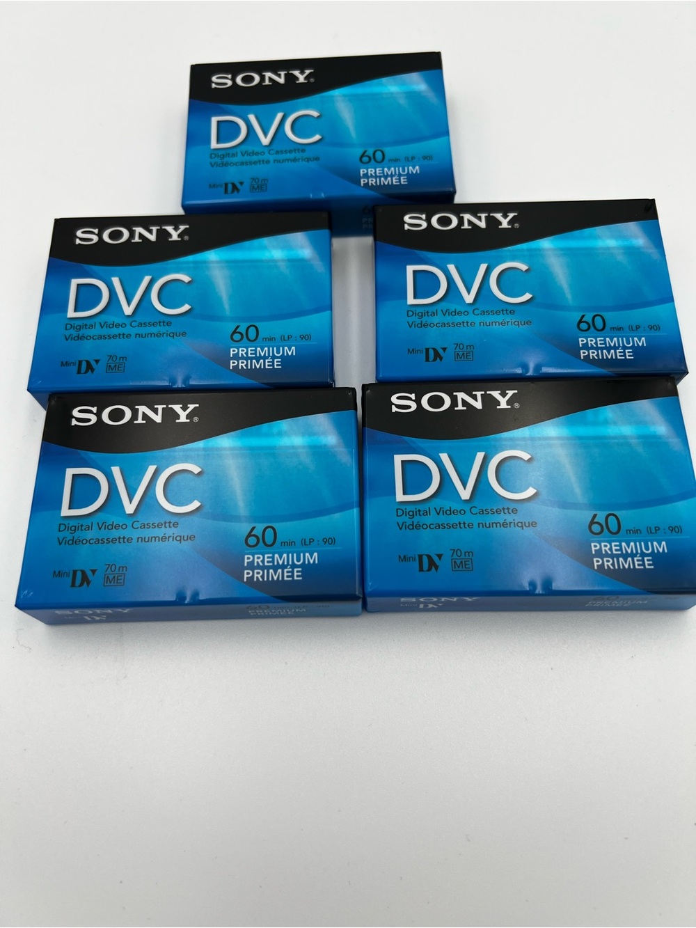 Sony MiniDV Digital Video Cassettes - Blue and Black Pack